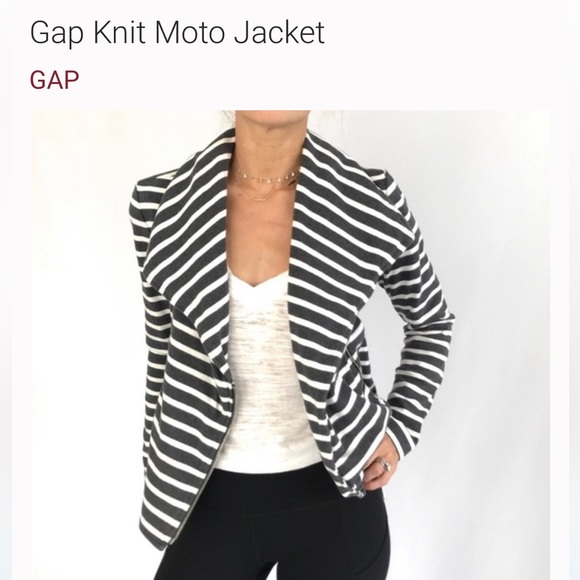 GAP Knit Moto Jacket - Picture 4 of 4